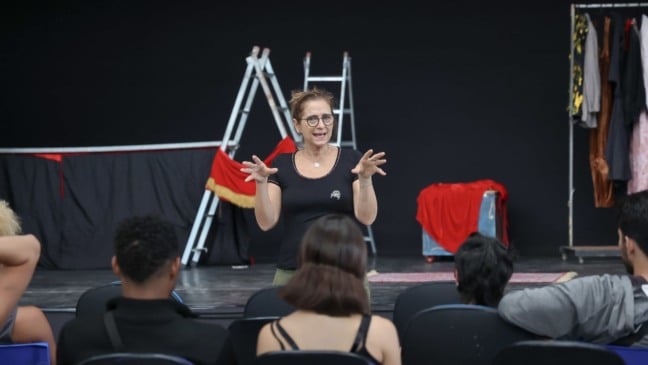 Oficina do 9º Festival de Teatro de Jundiaí.