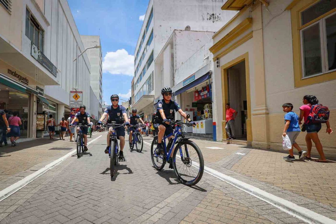 Guarda Municipal recebe bicicletas elétricas para patrulhamento no Centro de Jundiaí (Foto: Prefeitura de Jundiaí)