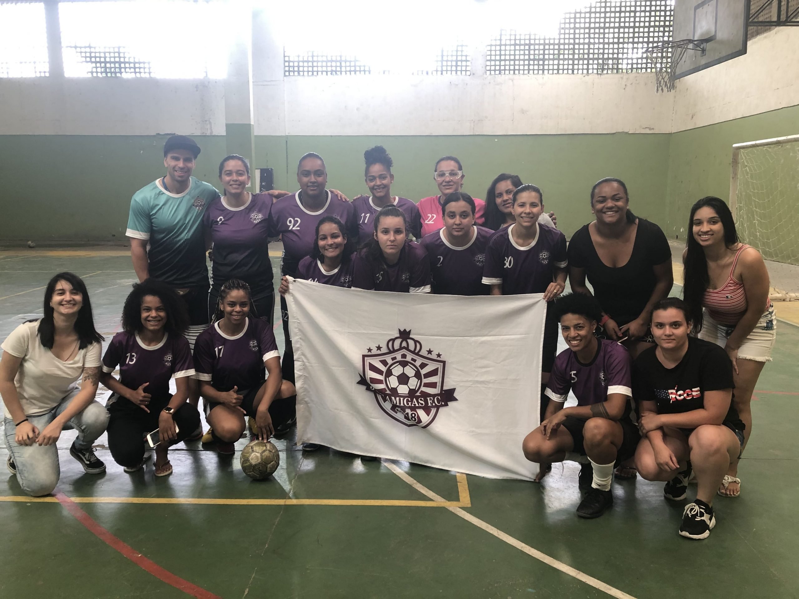 Time de futebol feminino 