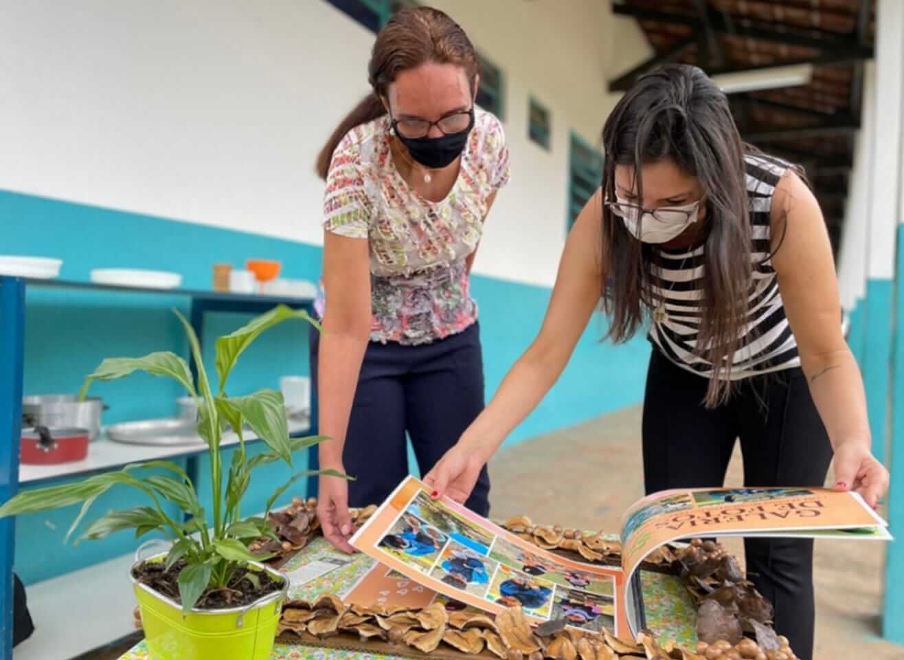 projeto “Comidinhas com Elementos da Natureza”, realizado na EMEB Profª Aparecida Bernardi do Amaral