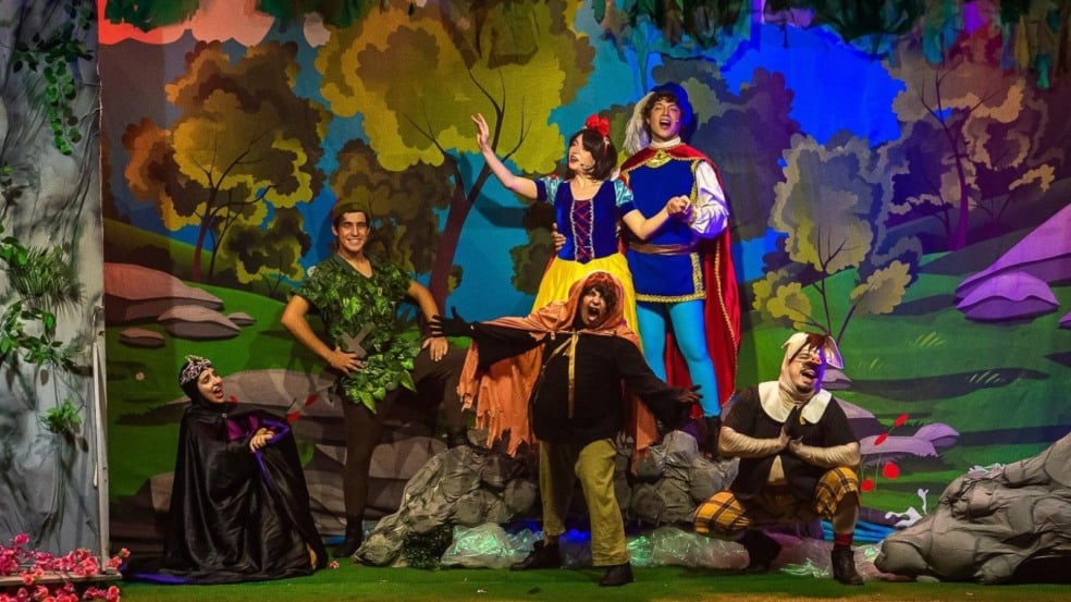 Espetáculo da Branca de Neve.