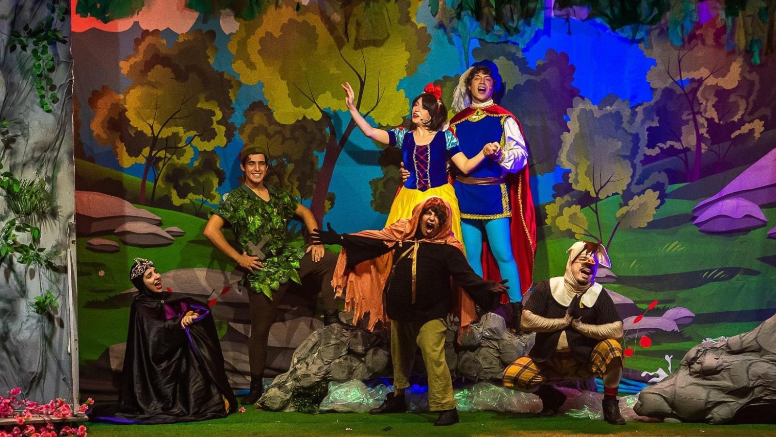 Espetáculo da Branca de Neve.