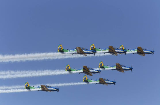 Aeronaves da esquadrilha da Fumaça