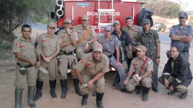 Equipe da Estação de Bombeiros de Itupeva