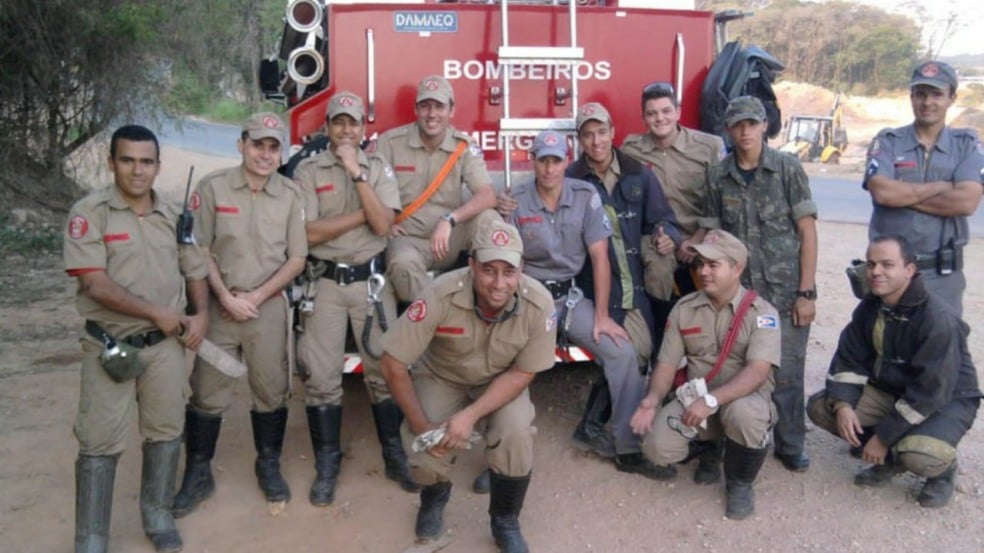 Equipe da Estação de Bombeiros de Itupeva