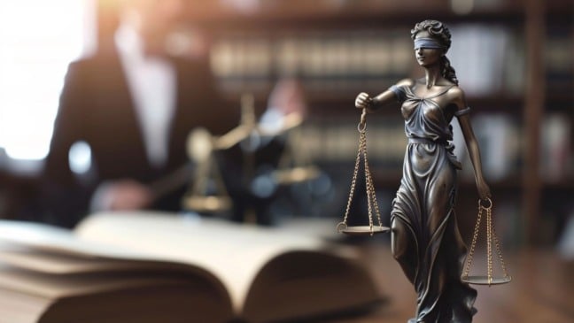 Balança da justiça.