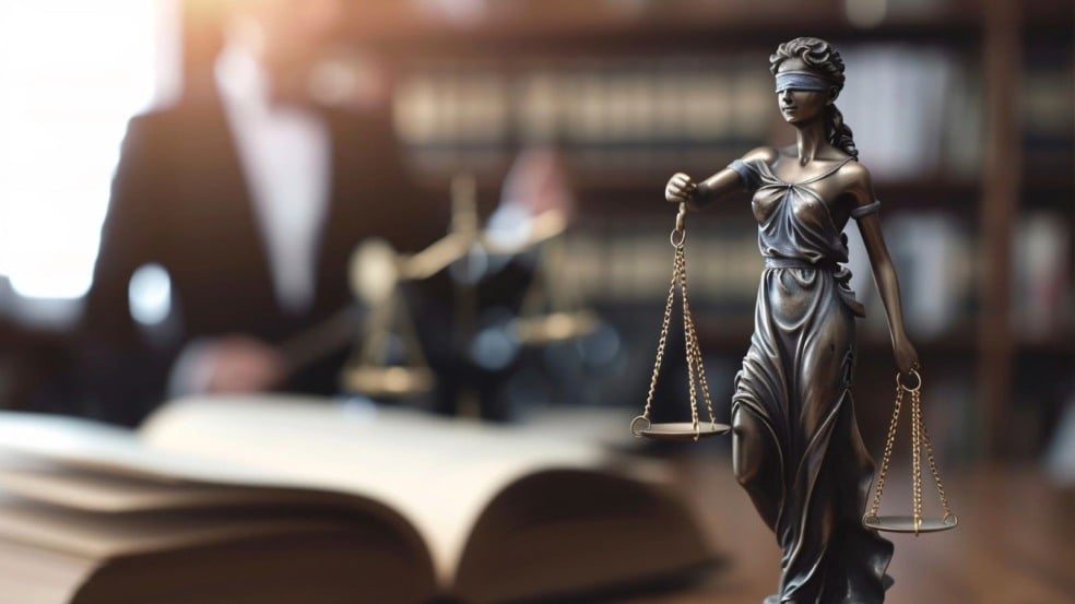 Balança da justiça.