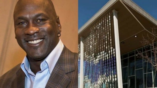 Michael Jordan ao lado de clínica gratuita para tratamento de pessoas com Covid-19,nos EUA