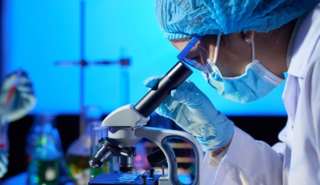 Foto de laboratório