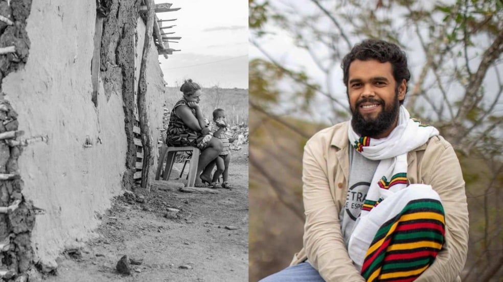 À esquerda, registro que estará em mostra; à direita, fotográfo responsável. À esquerda, registro que estará em mostra; à direita, fotográfo responsável.