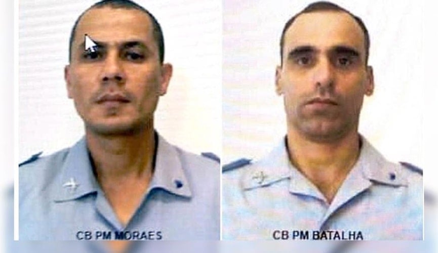 Duas fotos 3x4 de dois homens