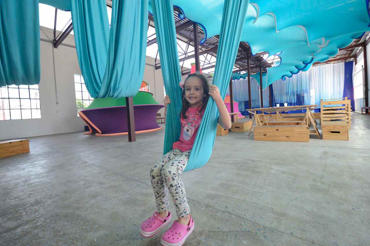 Além das atrações. público pode aproveitar para brincar nas novas instalações do local