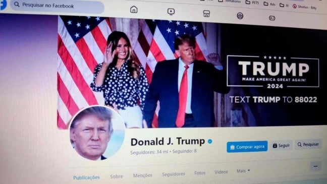 Facebook do Donald Trump