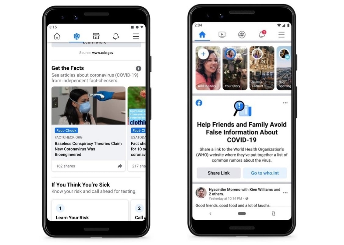 Foto de telas de celular