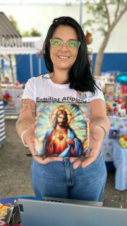 Representantes do programa Famílias Atípicas de Várzea Paulista