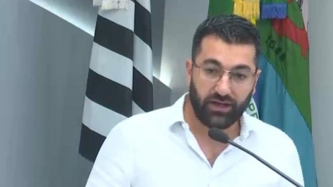 Faouaz Taha na Câmara de Jundiaí.