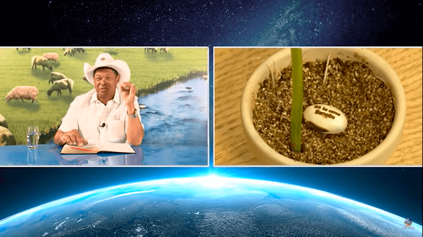 O pastor Valdemiro Santiago comercializava feijões afirmando que tinham poder curativo contra covid-19 em vídeos no YouTube. (Imagem: Reprodução/ YouTube) O pastor Valdemiro Santiago comercializava feijões afirmando que tinham poder curativo contra covid-19 em vídeos no YouTube. (Imagem: Reprodução/ YouTube)