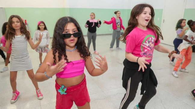 Apresentação de dança.