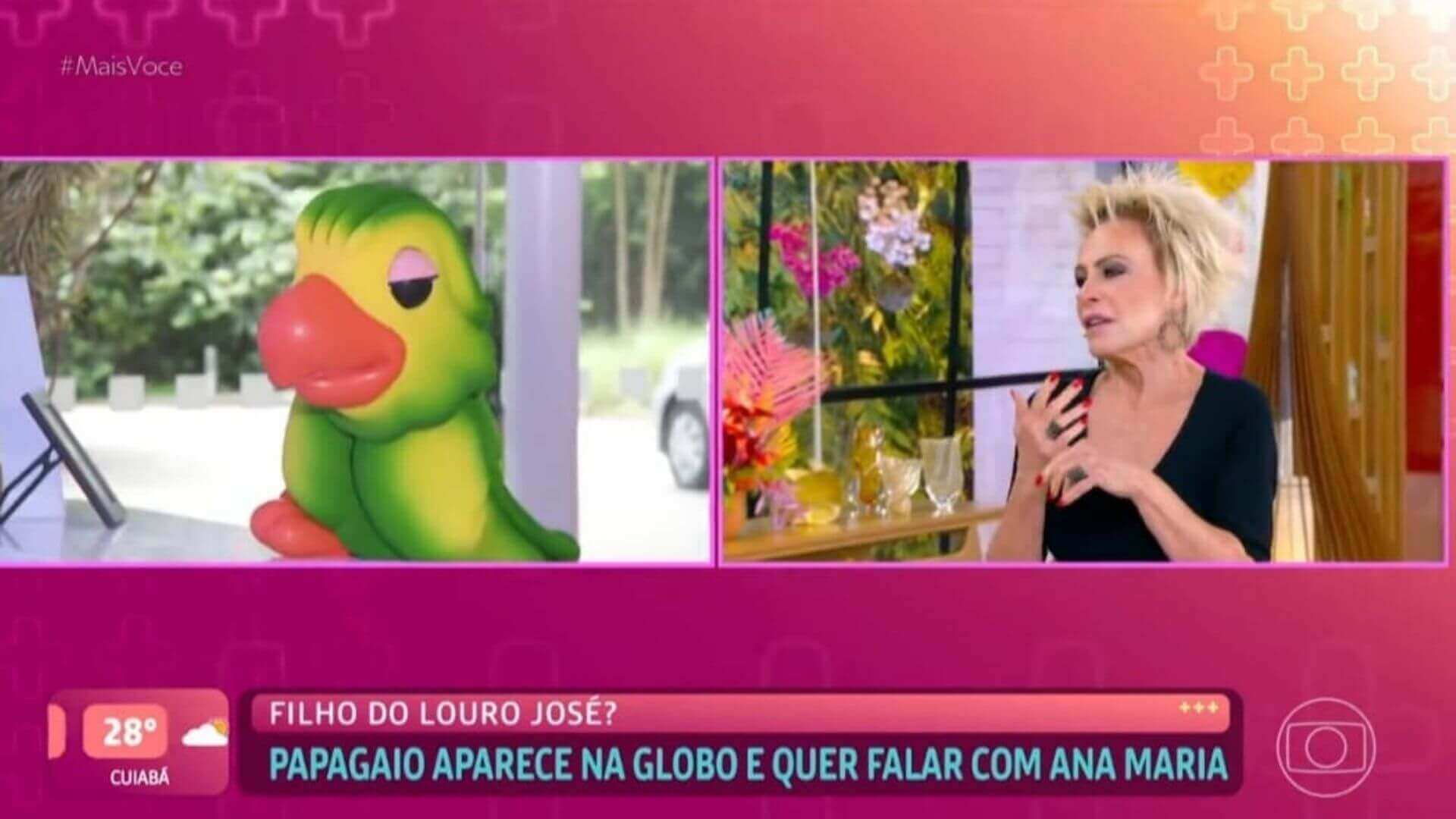 Filho de Louro Jose aparece nos estúdios Globo em São Paulo, procurando pela avó Ana Maria Braga e emociona a todos