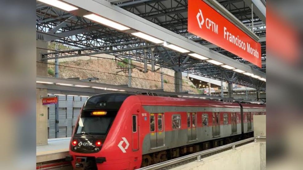 Foto de trem da CPTM Foto de trem da CPTM