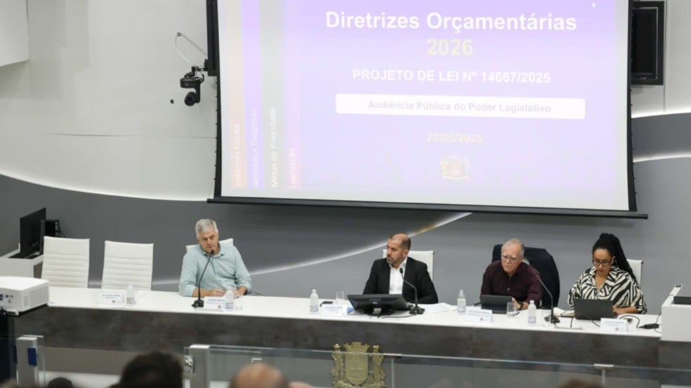 Audiência da LDO em Jundiaí.