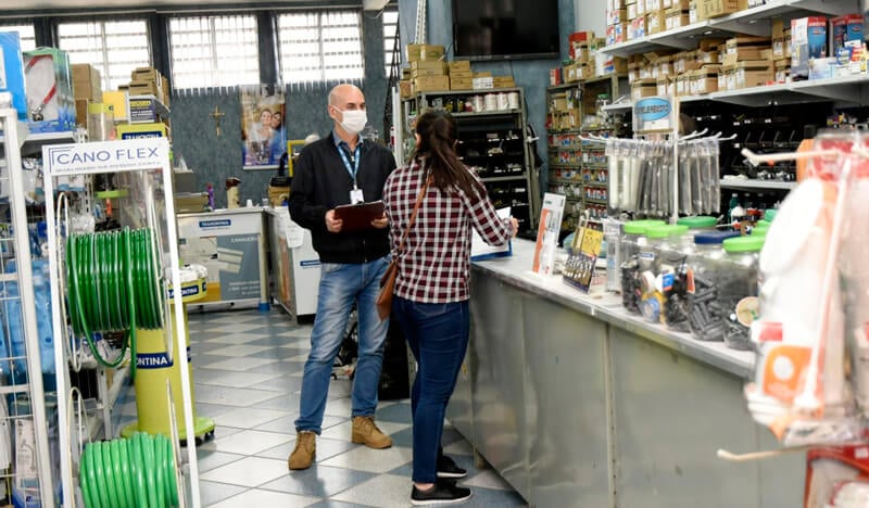 Fiscalização atua em estabelecimento