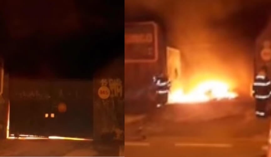 Incêndio na escola de samba