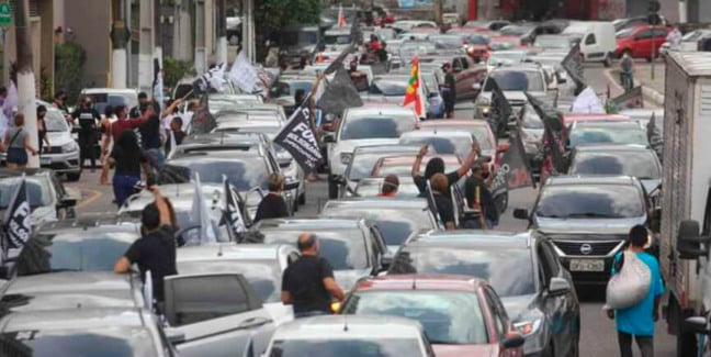Carreata impeachment Bolsonaro. (Foto: Divulgação)