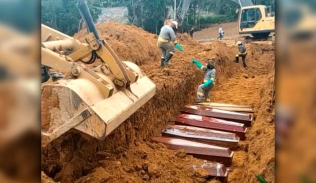 Prefeitura de Manaus faz valas comuns para enterrar vítimas de coronavírus