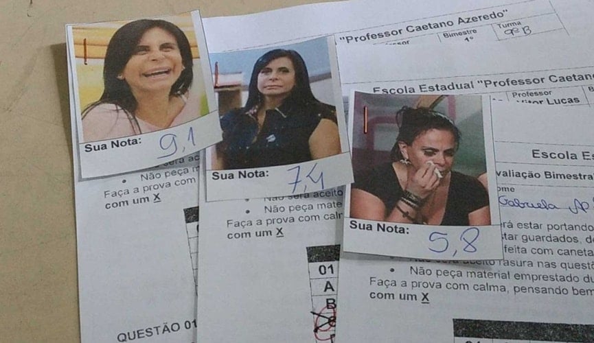 Professor usa memes da Gretchen na correção de provas