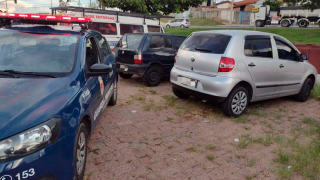 Veículo Fox roubado. (Foto: Divulgação)