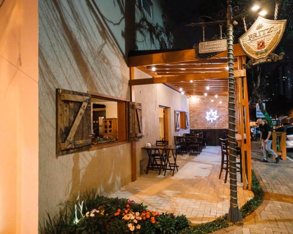 Entrada da Cervejaria Fritz