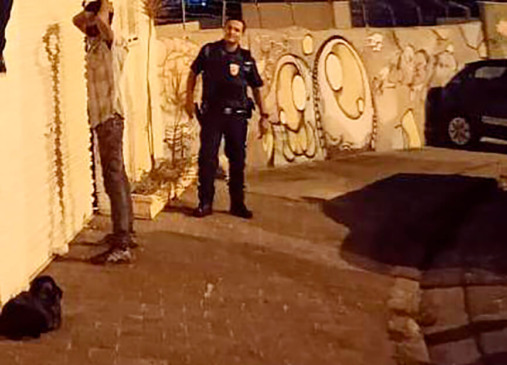 Furto no Bela Vista. (Foto: Divulgaçãoi/GMJ)