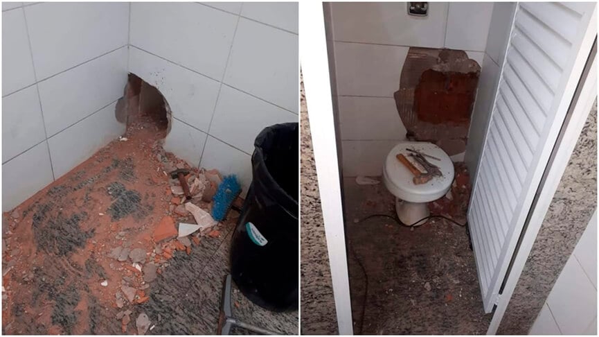 Tentativa de furto. (Foto: Divulgação)