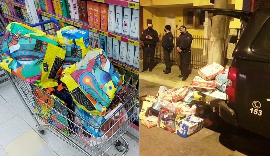 Foto de carga roubada