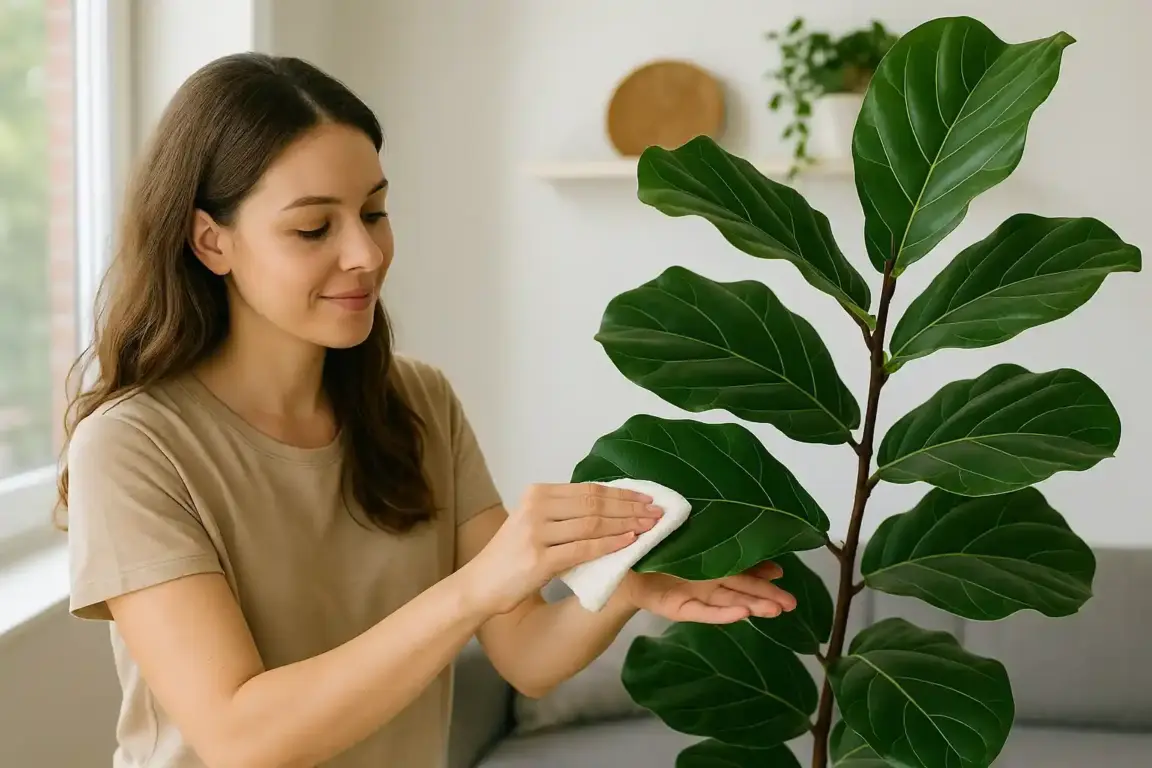 Ficus lyrata: 3 cuidados que evitam manchas e mantêm o visual escultural