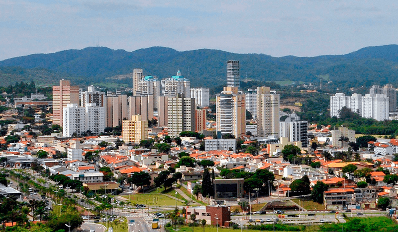Visão panorâmica de Jundiaí