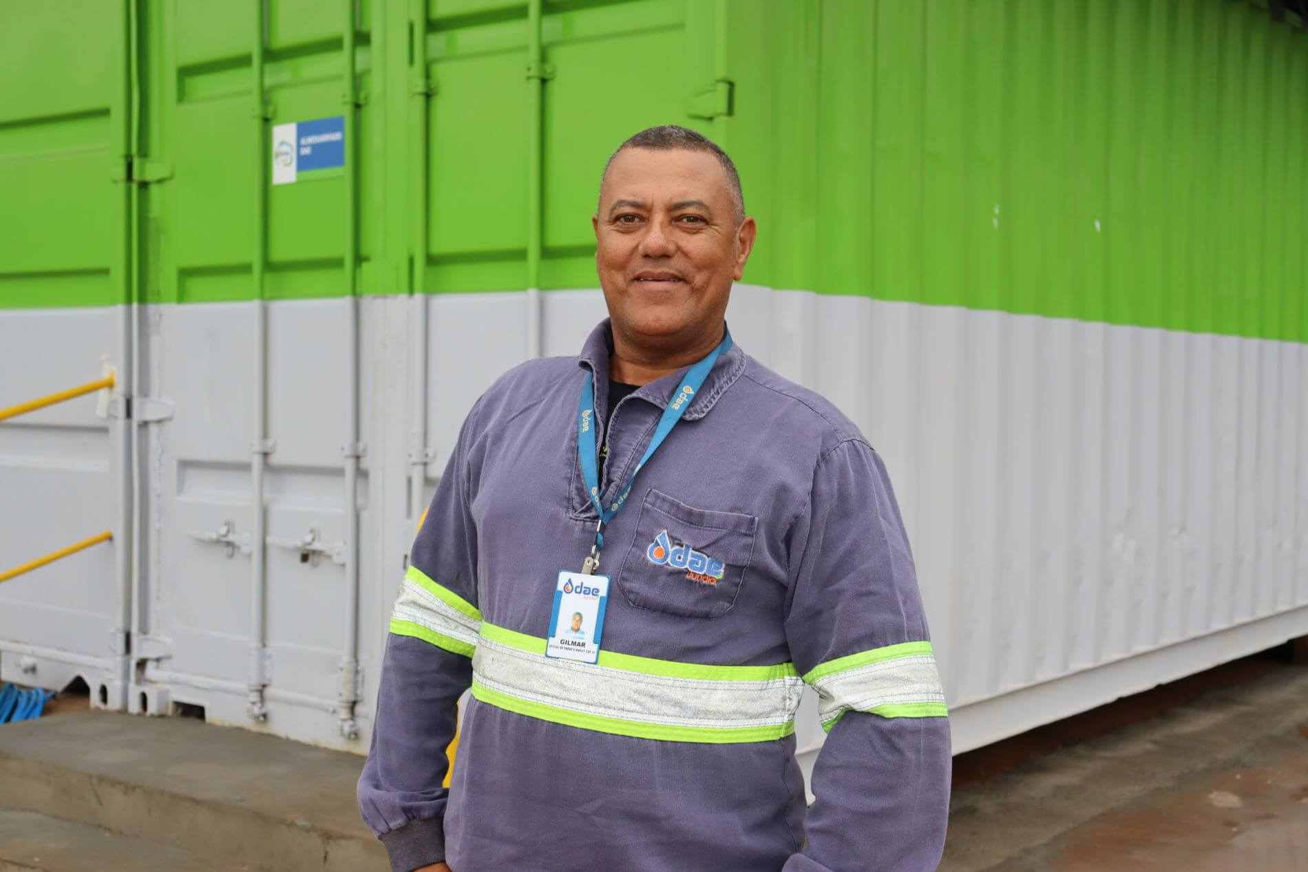 “É um ganho”, afirma Gilmar Silva, encanador da DAE