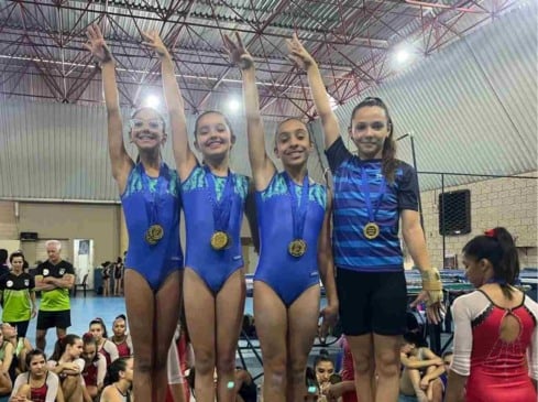TIME-Jundiaí de Ginástica Artística conquista ótimos resultados em Indaiatuba