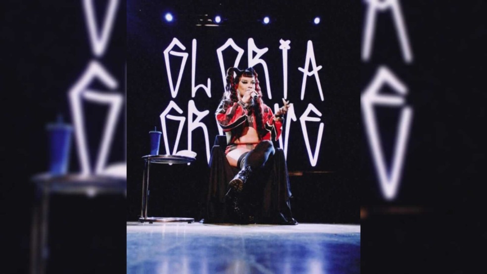 Gloria Groove na coletiva de imprensa do lançamento do álbum "Lady Laste"