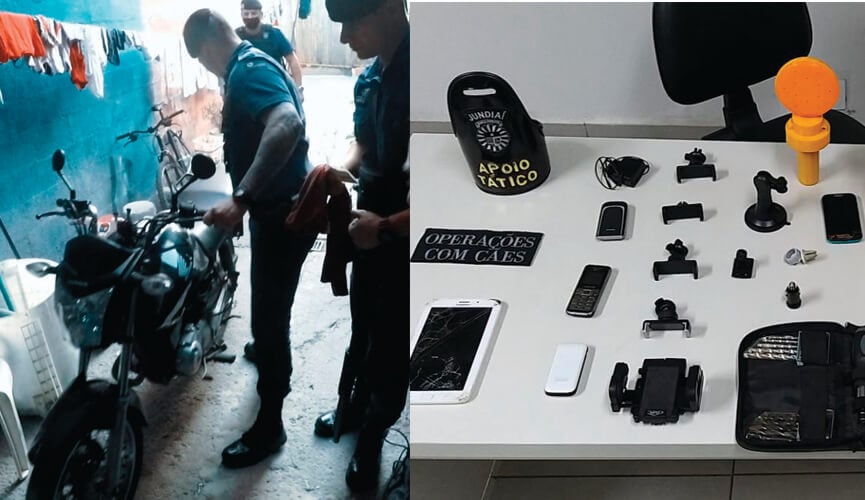 GM recupera moto roubada no Jardim Fepasa. (Foto: Divulgação/GMJ)