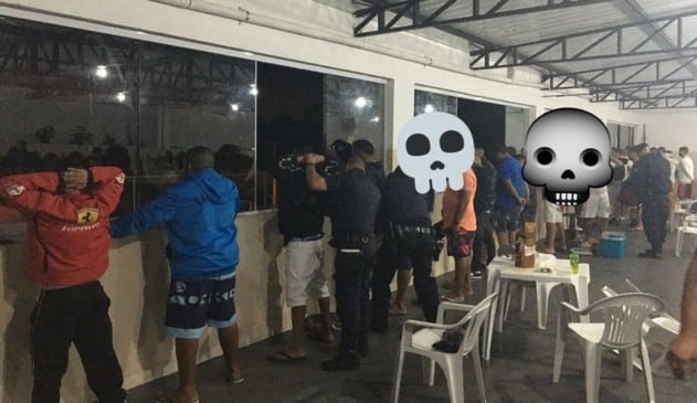 Pessoas sendo enquadradas