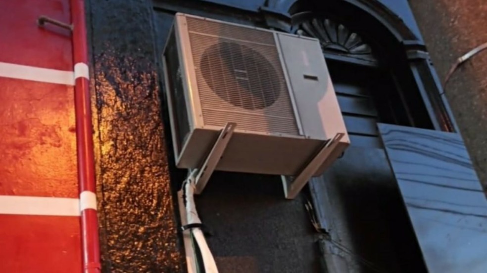 Homem foi preso pela Guarda Municipal tentando roubar fios de cobre do ar condicionado de uma loja em Jundiaí