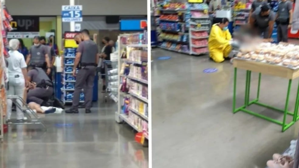 Policiais militares precisaram conter homem com Covid19 que fugiu de hospital