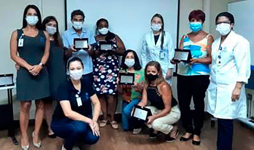 Hospital São Vicente faz homenagem a colaboradores. (Foto: Divulgação)