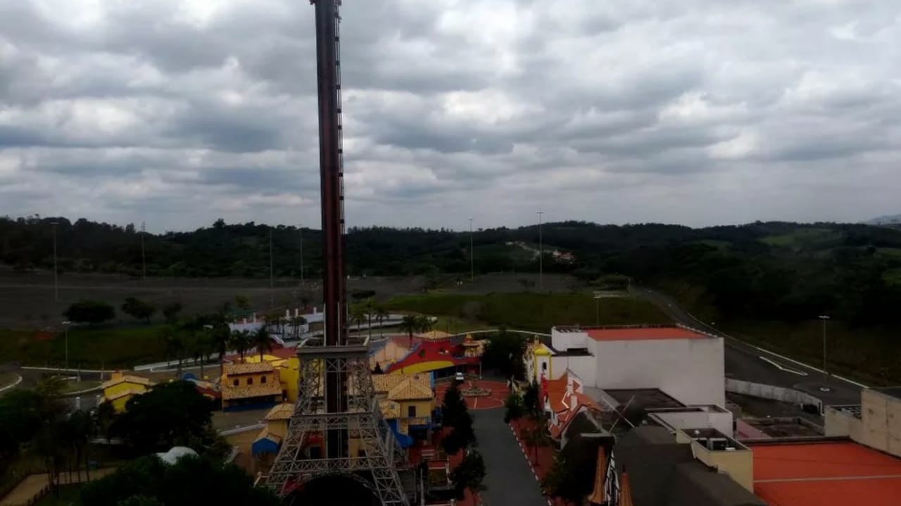 La Tour Eiffel, atração no Hopi Hari.