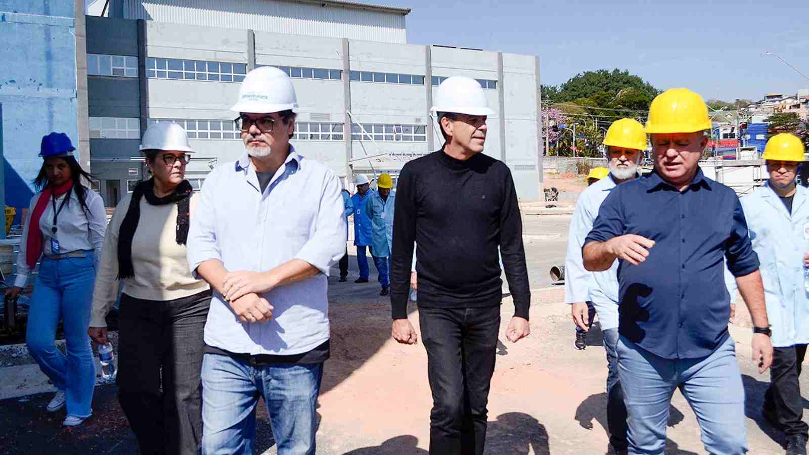 Visita técnica à obra do Hospital de Várzea Paulista.