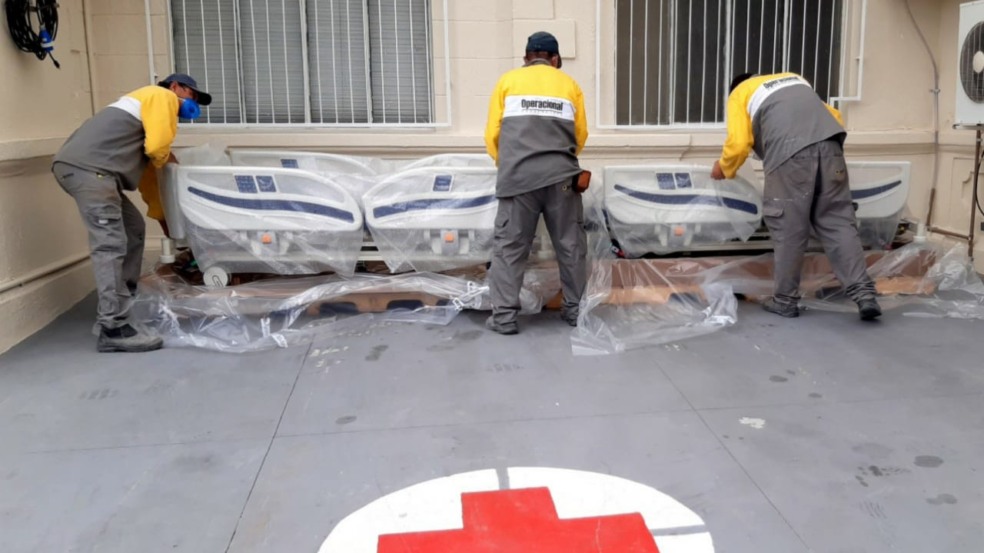 Entrega das novas camas no Hospital São Vicente de Paulo