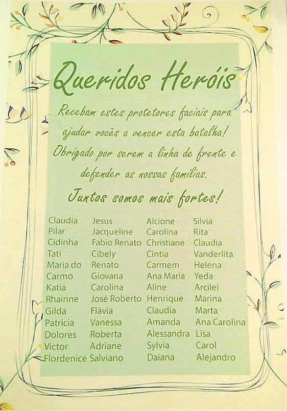 Foto de mensagem de agradecimento