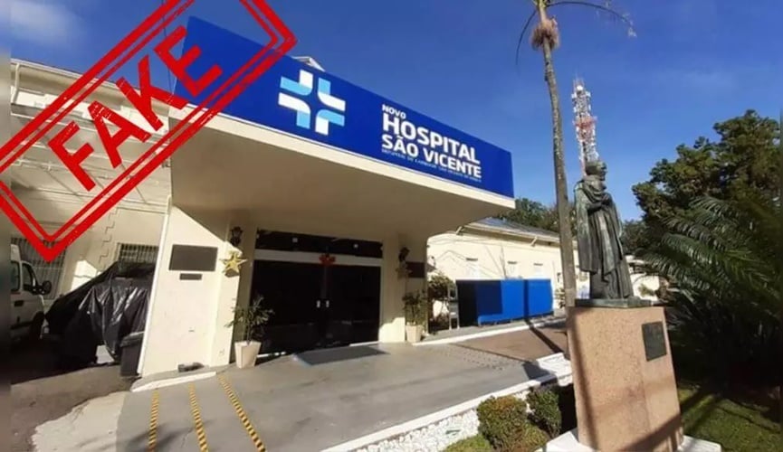 Não há nenhum caso de Covid-19 no Hospital São Vicente (Foto: Arquivo Tribuna de Jundiaí)